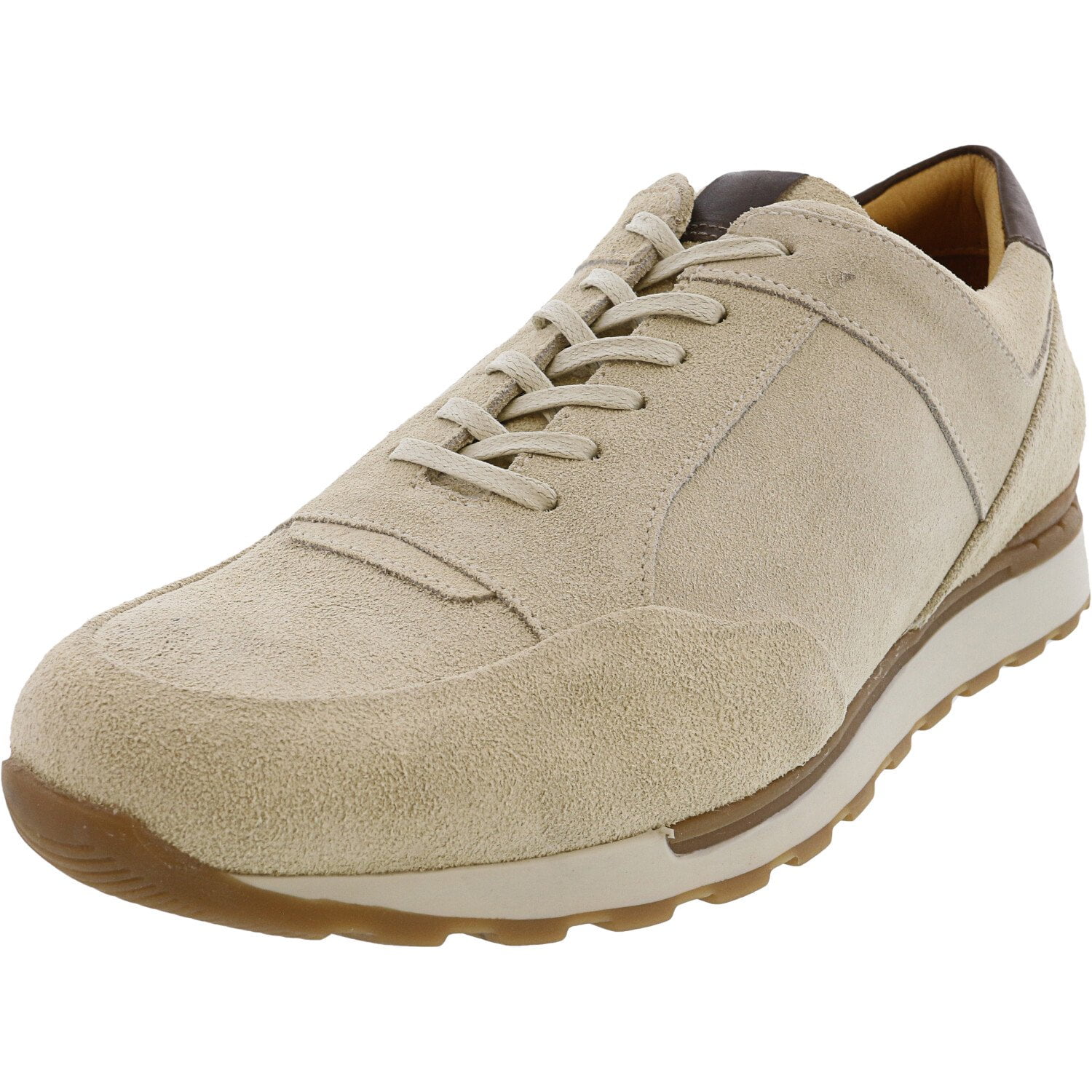 Brothers United Men's Buadonis Beige AnkleHigh Leather Sneaker 7M