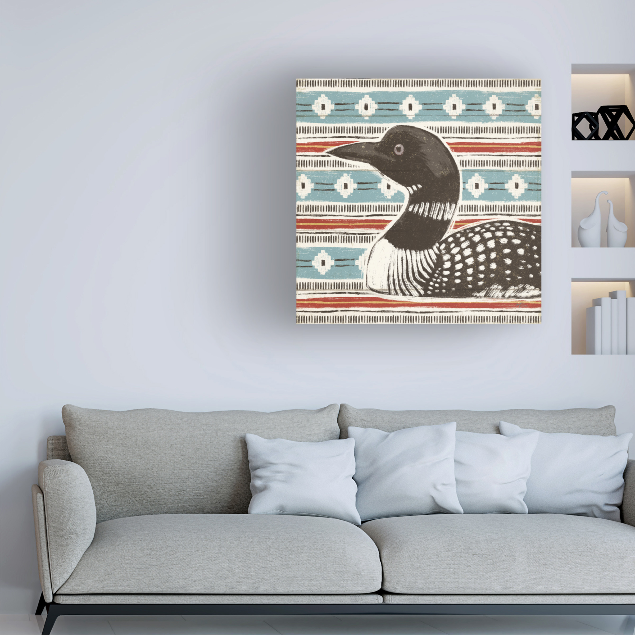 Janelle Penner 'Vintage Lake XI' Canvas Art
