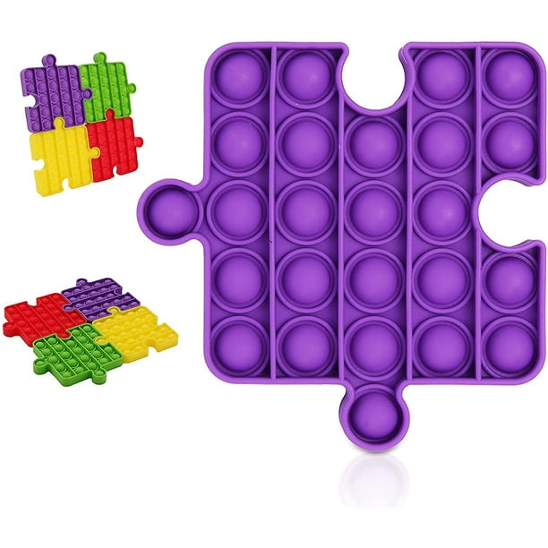 Puzzle Pop It Fidget Toy Cheap Pop Its Fidget Popper Toy Silicone Popits Bubble Popping Juguete sensorial para niños Adultos Descompresión y alivio del estrés para