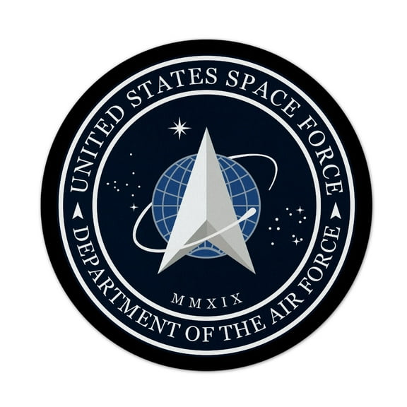 Space Force Logo 7.5" Round Mousepad