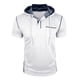 thumbnail image 5 of Ceisia Men's Slim Fit Contrast Hooded Henley Short Sleeve Shirt with Chest Pocket Gifts, 5 of 6
