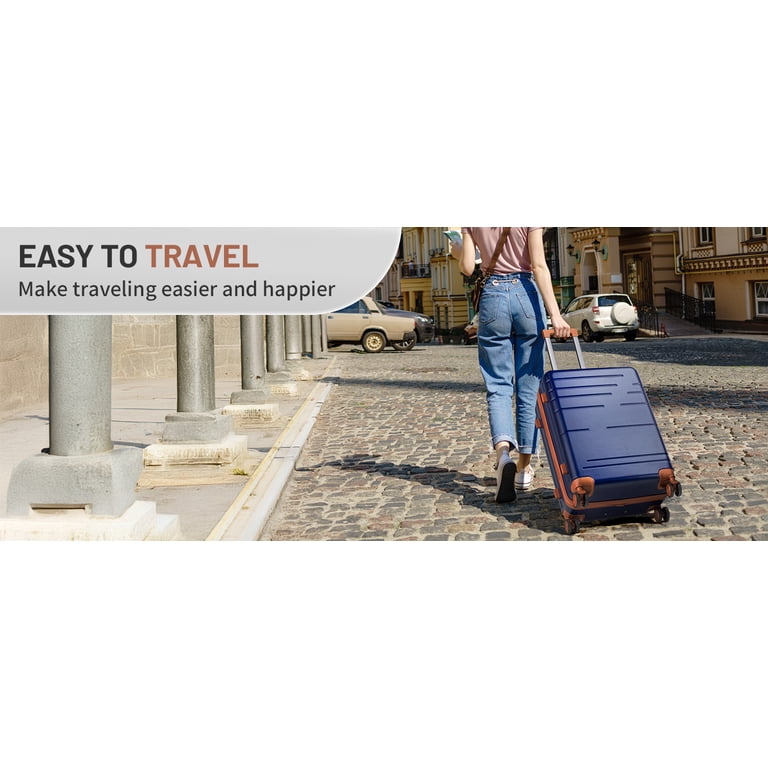 Zimtown Luggage 5 Piece Sets Suitcase ABS Hardside with Spinner
