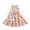 E302-Multicolor, variant on Girls Floral Print Sleeveless Tank Top Halter Dress, Sweet Floral Beach Casual Dress, Summer Cotton Knee Length Dress for Kids