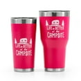 thumbnail image 3 of Camco Life Is Better at the Campsite Tumbler - Coral Pink, 20-Ounces (53061), 3 of 11