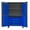 Blue, variant on Durham JC-137-3S-95 14 Gauge Flush Door Style Lockable Cabinet with 137 Yellow Hook on Bins & 3 Adjustable Shelves, Gray - 48 in.