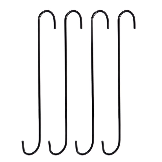 4 soportes colgantes para jardín, para linternas, comederos de pájaros y macetas.