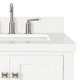 thumbnail image 5 of Ariel Cambridge 37 In. Right Offset Rectangle Sink Vanity With White Quartz Countertop In White, 5 of 10