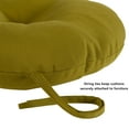 thumbnail image 4 of Greendale Home Fashions Kiwi Green 15 in. Round Outdoor Reversible Bistro Seat Cushion (Set of 2), 4 of 8