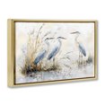 thumbnail image 2 of Stupell Industries Coastal Blue Heron Trio in Wetlands Gold Floating Frame Canvas Art, 25 x 17, by LSR Design Studio, 2 of 8