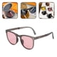 thumbnail image 3 of de Sol Plegables para Mujer Marco Ligero de Sol Polarizadas de Conducción de Verano para Deportes Senderismo Ciclismo lente rosa Macarena Gafas plegables, 3 of 8