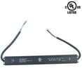 thumbnail image 3 of UL listed 12v 60w Class 2 LED driver waterproof low profile slim for sign light Strip, 3 of 4