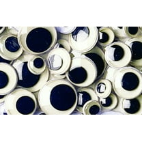 Creativity Street Round Wiggle Eye, 15 mm, Black on White, Pack of 100