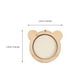 thumbnail image 2 of EeaseMX 5 mini aros de madera para bordado, para punto de cruz, manualidades y costura (gatito de 4,5 cm, oso de 4,5 cm, conejo de 4,5 cm, corazón de 4 cm, cadena de cuentas doradas)., 2 of 8
