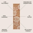 thumbnail image 3 of JONATHAN Y SANTA MONICA 2 x 8 Runner Rug, Zinnia Floral Textured Weave - Orange/Cream, SMB110E-28, 3 of 9