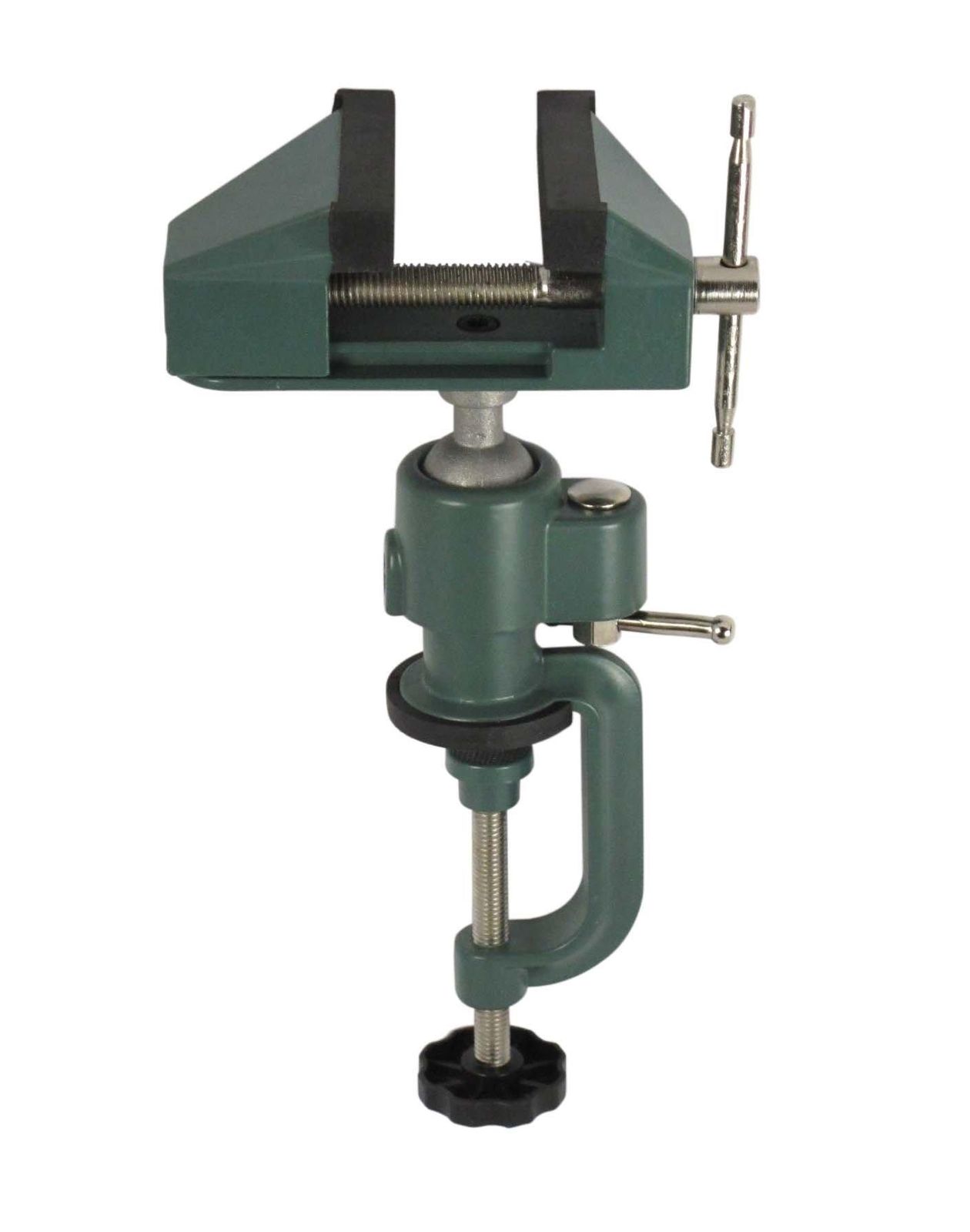 VISES BENCH VISE SWIVEL 3" TABLETOP CLAMP VICE TILTS ROTATES 360