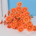 thumbnail image 6 of Artificial Flower Single Stem for Diy Home Decor, Realistic Fake Plant for Wedding Bouquet, Photography Props, Table Centerpiece Vase, Artificial Daisy Flowers for Home Decoration *1, 6 of 7