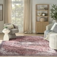 thumbnail image 4 of Nourison Nourison Washables 9'2" x 12' Red Vintage Indoor Rug, 4 of 10