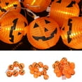 thumbnail image 2 of Halloween Pumpkin Lights Lanterns Battery Powered Pumpkin LED Lights string Pumpkin String Lights LED Lights String, 2 of 8