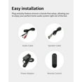 thumbnail image 6 of ANGELS HORN Bluetooth Bookshelf Speakers 60W RMS with Remote Control, 6 of 6