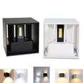 thumbnail image 5 of Lámpara de pared led para exterior, cuadrada, impermeable, para escaleras, para sala de estar, dormitorio, 5 of 5