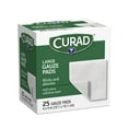 thumbnail image 5 of CURAD Large Gauze Pads, Soft Non-Woven for Ouchless Removal, 4" x 4", 25 Count, 5 of 7