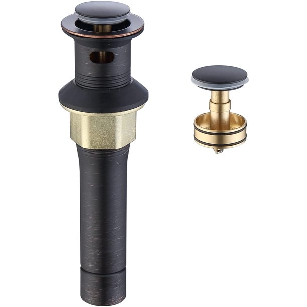 GELE Oil Rubbed Bronze PopUp Drain Stainless Steel for Vessel Sink