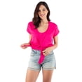 thumbnail image 1 of Blusa manga corta con amarre al frente, 1 of 5
