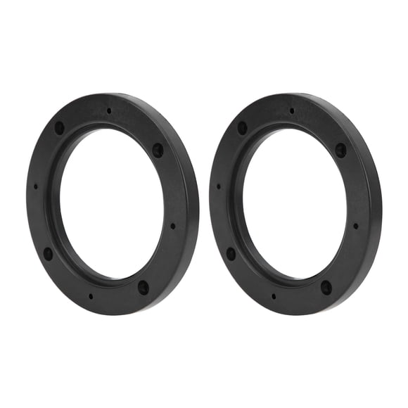 Almohadilla de Anillo de Altavoces, Juntas de Altavoces Universales A Prueba de Polvo 2pcs 4 Pulgadas Negras para Automóvil