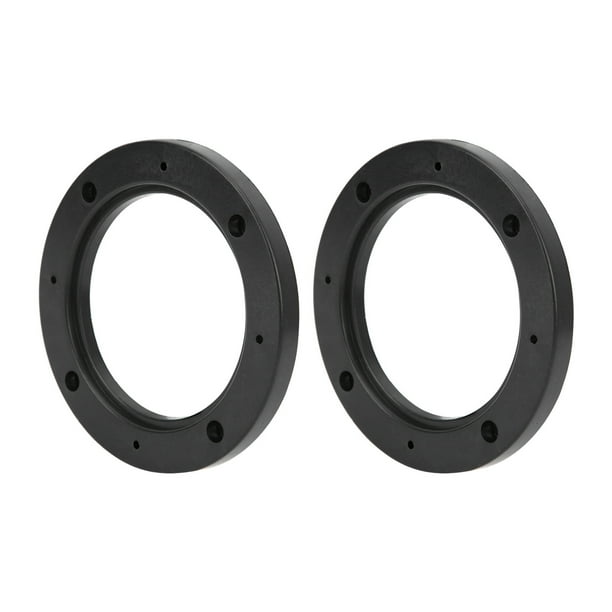 Almohadilla de Anillo de Altavoces, Juntas de Altavoces Universales A Prueba de Polvo 2pcs 4 Pulgadas Negras para Automóvil