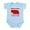 Sky Blue, variant on CafePress - Nebraska Football Infant Bodysuit - Baby Light Bodysuit, Size Newborn - 24 Months