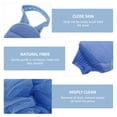 thumbnail image 5 of 2pcs Back Scrubber Bordes con 2 guantes y 2 bolas de ducha suministros de baño, 5 of 5