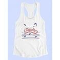 thumbnail image 3 of Beach Paradise Strings Racerback Tank Women -Image by Shutterstock, Female Large, 3 of 4