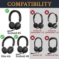 thumbnail image 2 of Almohadillas de repuesto para auriculares Jabra Evolve2 65/40/Elite 45h, 2 of 9