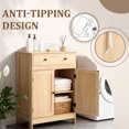 thumbnail image 6 of Ktaxon Bathroom Floor Cabinet, Freestanding Storage Cupboard w/ Drawer and 2 Doors, Wood, 6 of 21