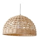 thumbnail image 3 of Pantalla de mimbre Decoración de la lámpara Colgante moderno Pantalla tejida Cesta de mimbre Lámpara de Pantalla de lámpara para restaurante, 3 of 9