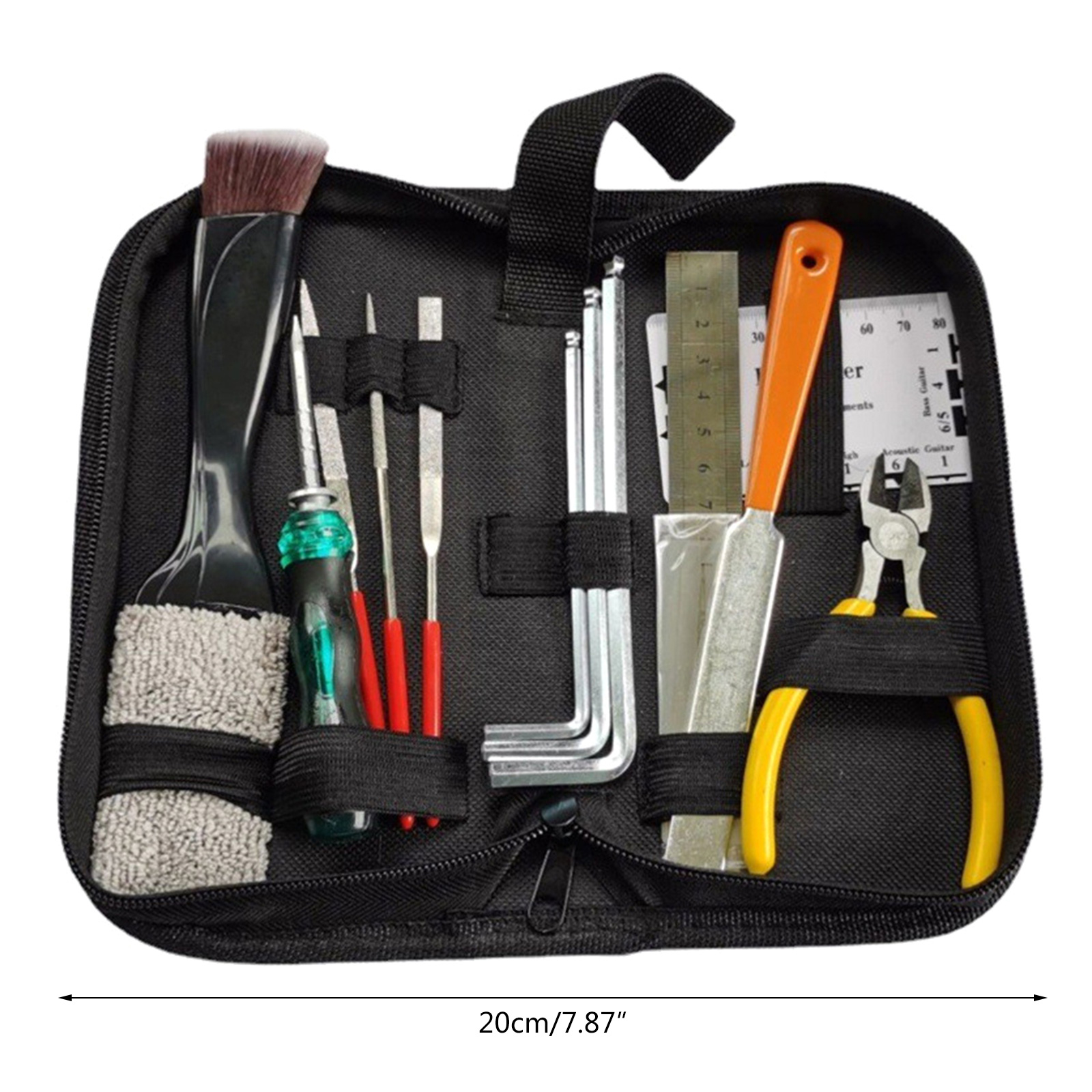 Guitar Tool Kit Repairing Maintenance Tools String Organizer String Action Ruler
