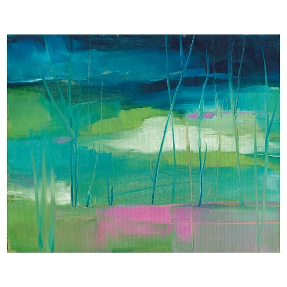 Masterpiece Art Gallery Lily Pond By Michelle Abrams Canvas Art Print 22" x 28"