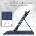 thumbnail image 4 of Fintie Universal Stand Cover for 9" 10" 10.1" - [Hands Free] Multi-Angle Viewing Case with Pocket for 9-10.9 inch TCL, ECOPAD, COOPERS CP10, FEONAL K118, TECLAST Tablet, Ocean Marble, 4 of 9