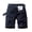 Dark Blue, variant on Swim Trunk Mens Swim Shorts Men's Plus Size Cargo Shorts Multi-Pockets Relaxed Summer Beach Shorts Pants Black L