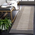 thumbnail image 2 of SAFAVIEH Pyramid Josephina Striped Runner Rug, Grey/Ivory Gold, 2'2" x 8', 2 of 6