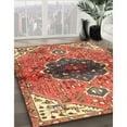 thumbnail image 2 of Ahgly Company Indoor Rectangle Traditional Brown Persian Area Rugs, 7' x 10', 2 of 6
