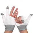 thumbnail image 4 of Dual Touch Screen Gaming Gloves High Sensitivity Sweat-Proof Seamless Gaming Gloves - White, 4 of 5