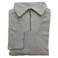 thumbnail image 2 of Combed Cotton Men's Ski Zipper Turtleneck Jersey Shirt, 2 of 2
