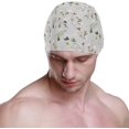 thumbnail image 2 of FYBTO Swimming Cap Classic Butterfly Meadow Flowers Unisex Adult FYBTO Polyester, 2 of 4
