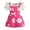 Hot Pink, variant on Baby Girl Outfits Cute Soft Spring Summer Ribbed Tops Suspender Shorts Overalls 2 Piece Set Beach Holiday Baby Girl Clothes Hot Pink,6-9 Months