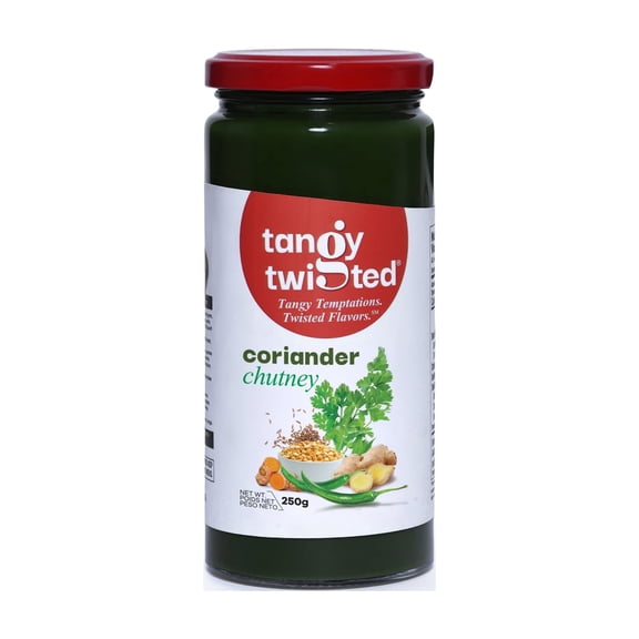 Tangy Twisted Coriander Chutney 8.81 oz bottle