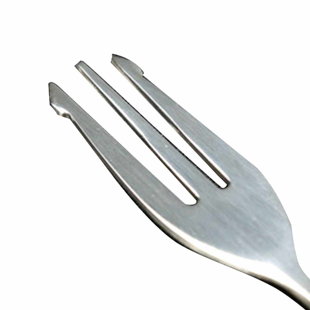 omkuwlQ Stainless Steel Bar Double-Headed Cocktail Twisted Mixing Stirring Spoon Fork Spiral Pattern Long Swizzle Stick