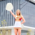 thumbnail image 5 of LINLIN 12Pcs Metallic Cheerleading Pom Poms with Cozy Handle, Adorable Cheerleader Pompoms Hand Flowers for Kids Adults Ball Dance Sports Team Spirit Cheering Fancy Dress Night Party, 5 of 7
