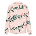thumbnail image 5 of Makaor Womens Blouses Long Sleeve Christmas Collared Shirts Tops Button down Graphic Pullover Tees Knit Cute Fall Winter Clothes, 5 of 6