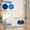 Blue, variant on Dongrere Manual Floor Cleaner Electric Floor Mop Wireless Floor Cleaner for Hardwood, Tile Floors